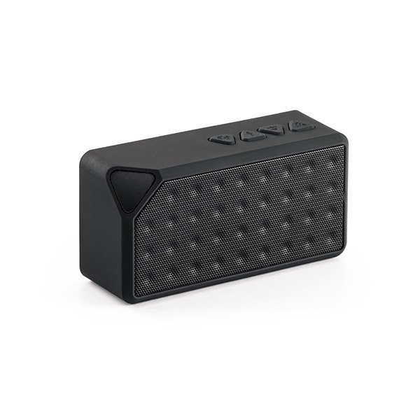 Coluna com microfone