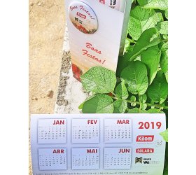 Postal, íman e Calendário 2019 KILOM (3 em 1)